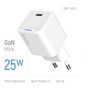 Зарядний пристрій ColorWay GaN Mini 25W PD Port PPS USB-C white (CW-CHS052PD-WT) Зарядний пристрій ColorWay GaN Mini 25W PD Port PPS USB-C white (CW-CHS052PD-WT)