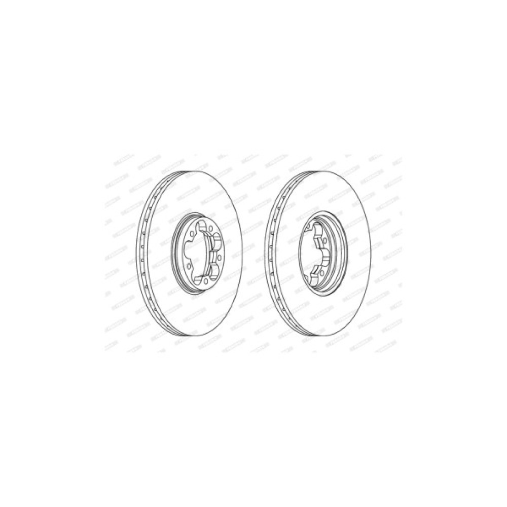 Гальмівний диск FERODO DDF1112