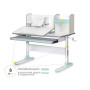 Парта Mealux Vancouver Multicolor Blue з полицею (BD-620 W/G MC+BL с полкой) Парта Mealux Vancouver Multicolor Blue з полицею (BD-620 W/G MC+BL с полкой)