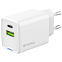 Зарядний пристрій ColorWay C101E GaN Mini 45W PD PPS USB-C + USB-A QC4.0 white (CW-CHS060PD-WT) Зарядний пристрій ColorWay C101E GaN Mini 45W PD PPS USB-C + USB-A QC4.0 white (CW-CHS060PD-WT)