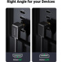 Кабель мультимедійний HDMI M to HDMI M 2.0m 90° corner HD103 black Ugreen (10173) Кабель мультимедійний HDMI M to HDMI M 2.0m 90° corner HD103 black Ugreen (10173)