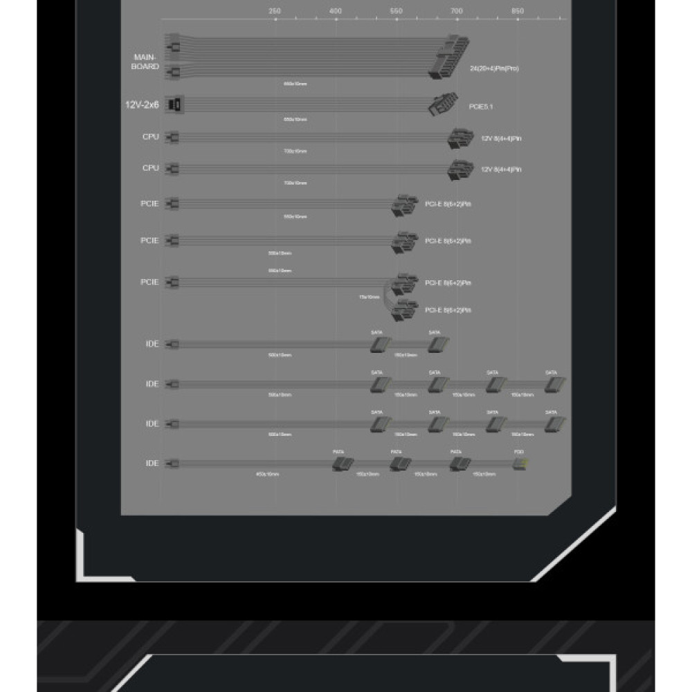 GAMEMAX GX-1050 PRO BK(ATX3.1PCIe5.1)