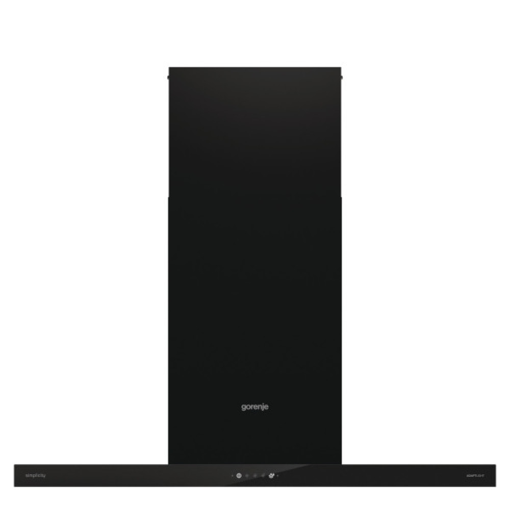 Витяжка Gorenje купольна, 90см, 650м.куб/год, чорний