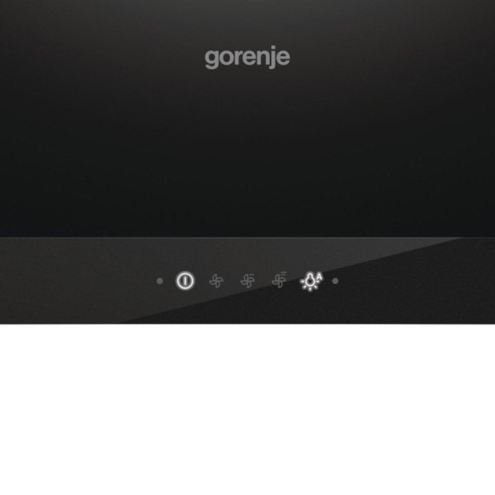 Витяжка Gorenje купольна, 90см, 650м.куб/год, чорний