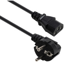 Кабель живлення C13 1.8m 1mm2 copper Vinga (VYPCC13181CU)