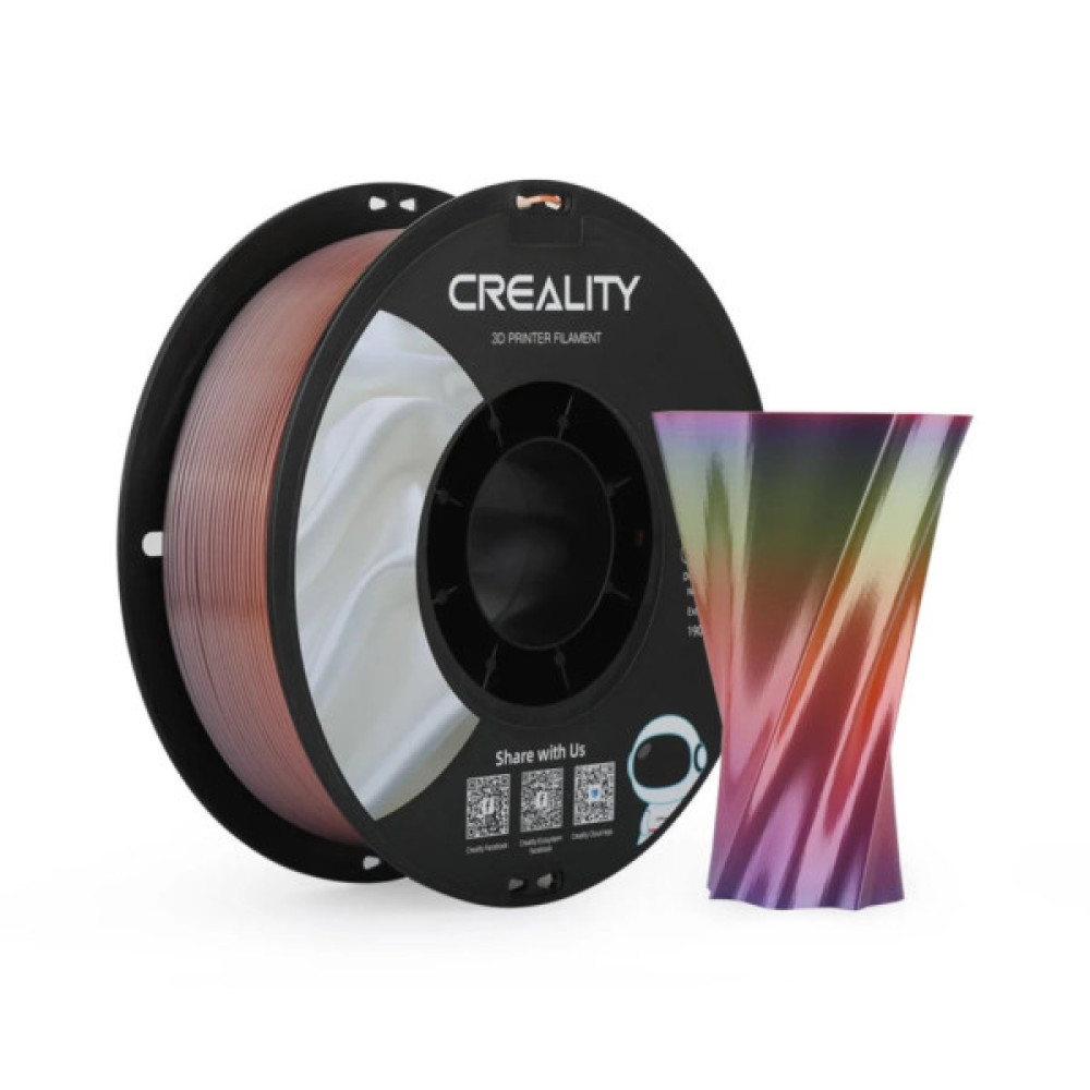 Пластик для 3D-принтера Creality PLA silky shine 1кг, 1.75мм, rainbow (3301120003)