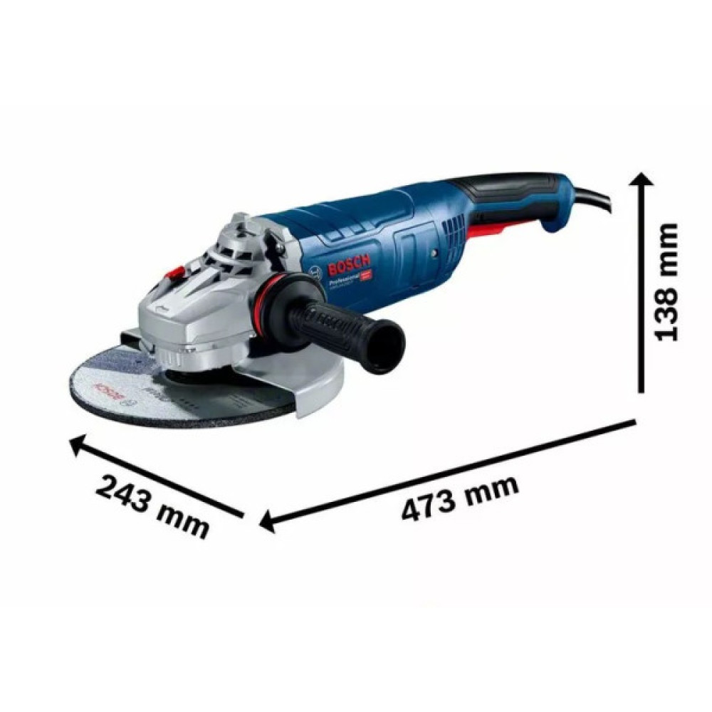 Шліфмашина кутова Bosch Professional GWS 24-230 P 230мм 2400Вт 8500об·хв 5.7кг