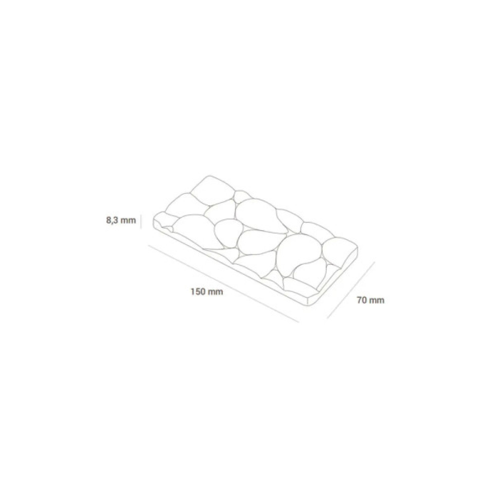 Форма для шоколаду Silikomart Goccia T 150x70 h8 мм 3 шт (CH008)
