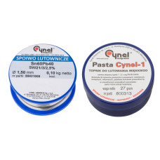 Набір для паяння TOPEX припій 1.5ммх100г Sn60Cu40 паста 27гр