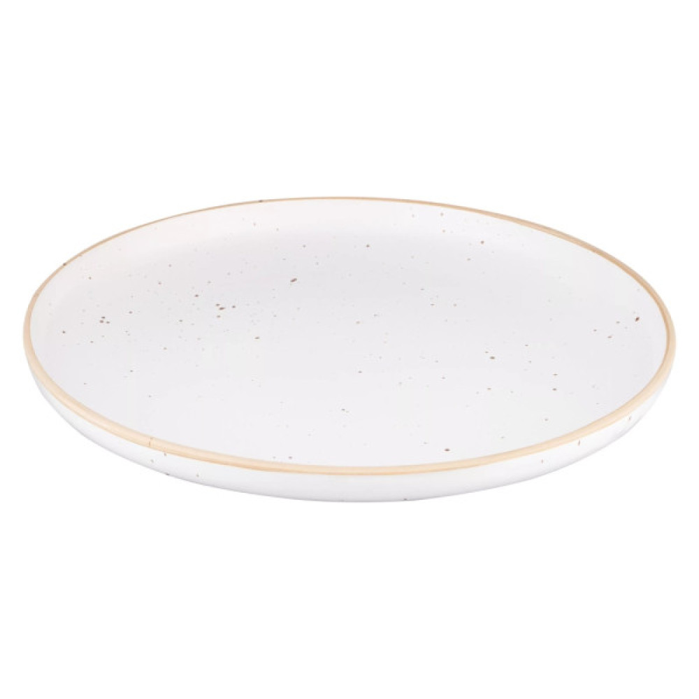 Тарілка ARDESTO Midori, 26.5см, кераміка, білий (AR0126MW)