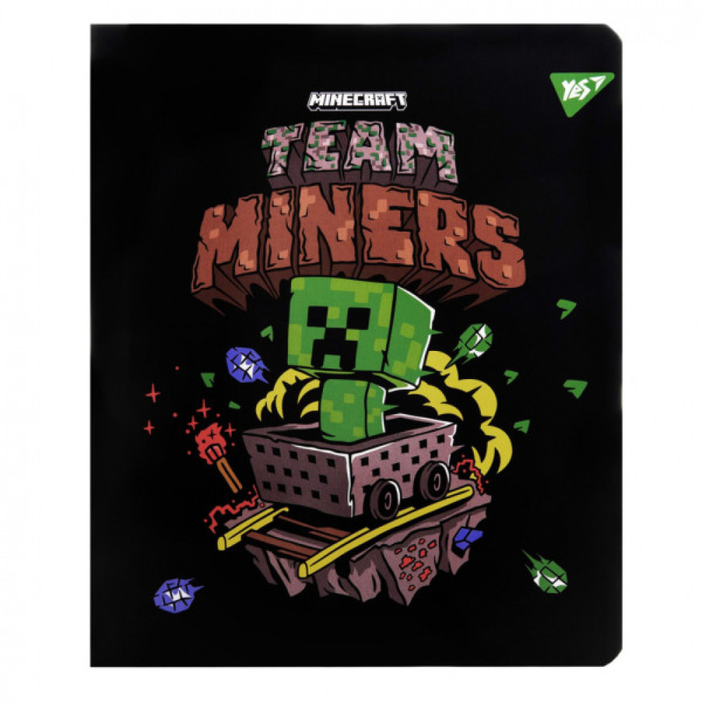Зошит Yes Minecraft. Team 18 аркушів клітинка (767522)