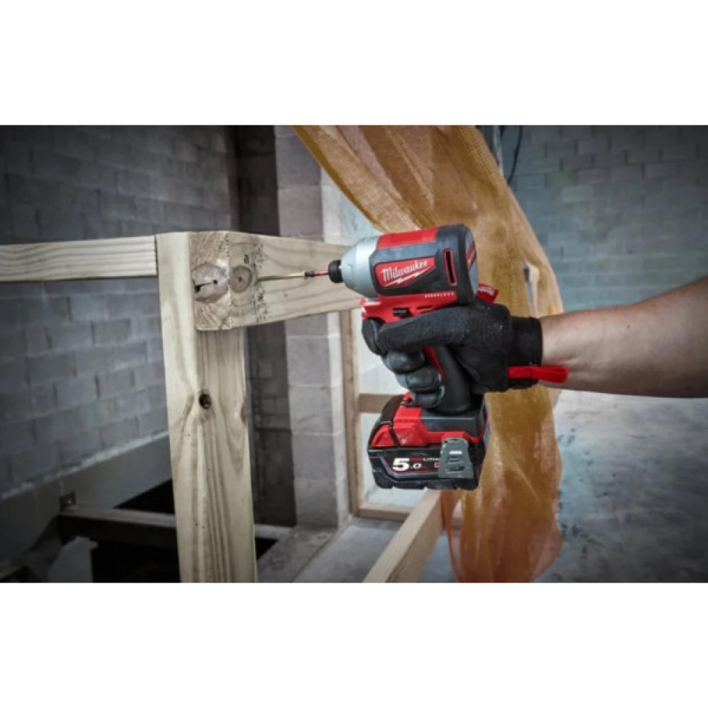 Гвинтоверт ударний акумуляторний Milwaukee M18 BLID2-0X 18В 180Нм 1700-3400об/хв кейс 1.7кг без АКБ та ЗП