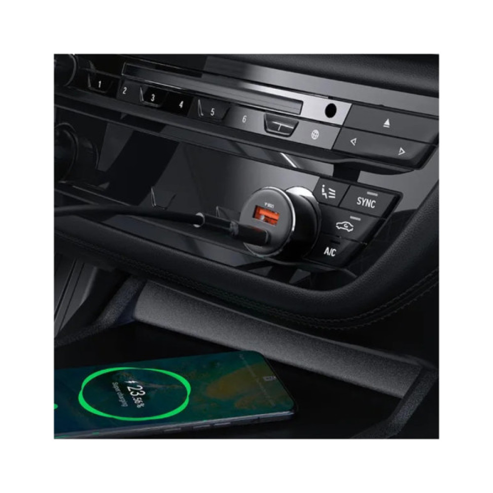 Зарядний пристрій Acefast 2xUSB 60W (USB-C + USB-A) B12 (6974316282914)