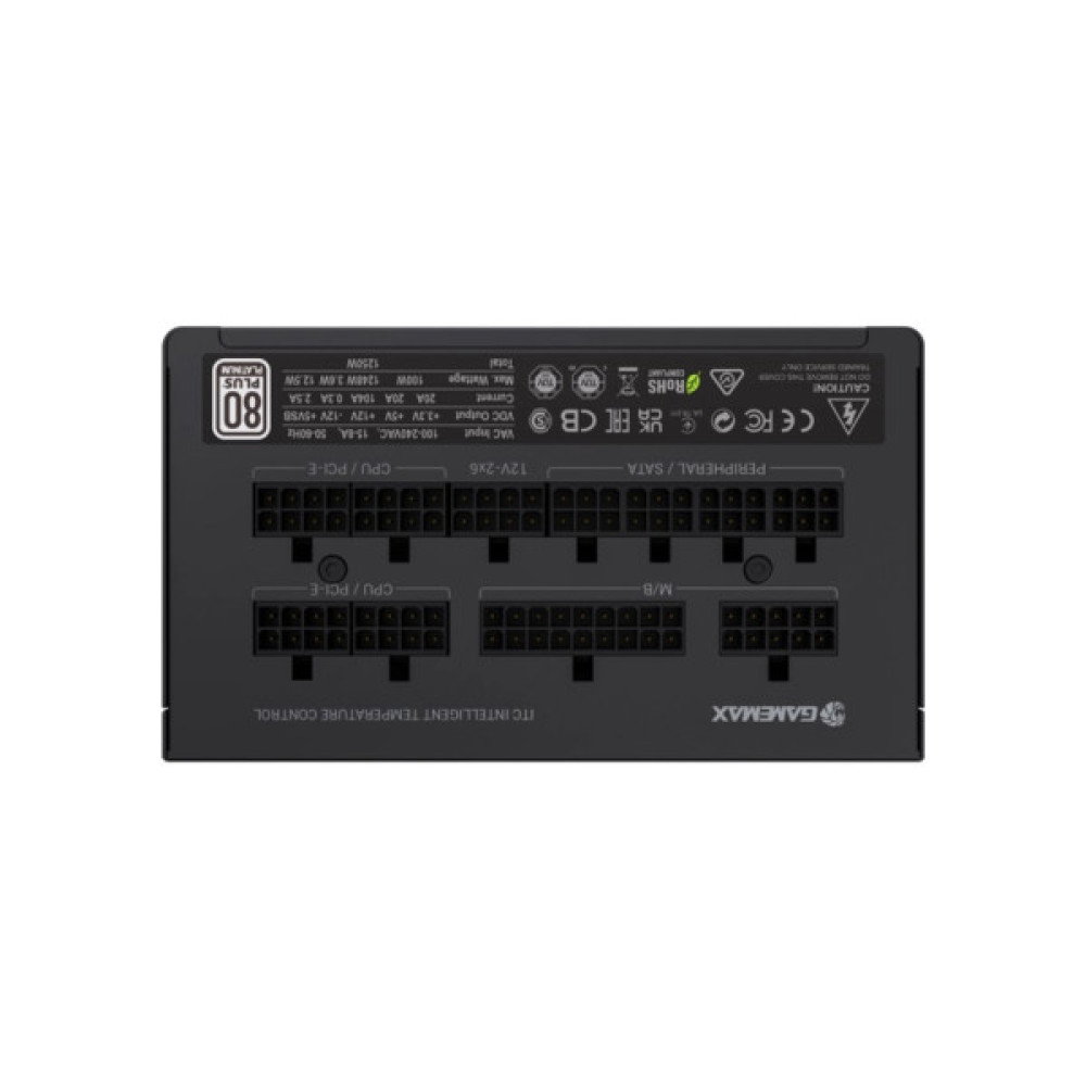Блок живлення Gamemax 1250W (GX-1250 PRO BK(ATX3.1PCIe5.1))