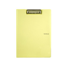 Клипборд-папка Axent Pastelini з металевим кліпом А4 вініл Жовта (2514-26-A)