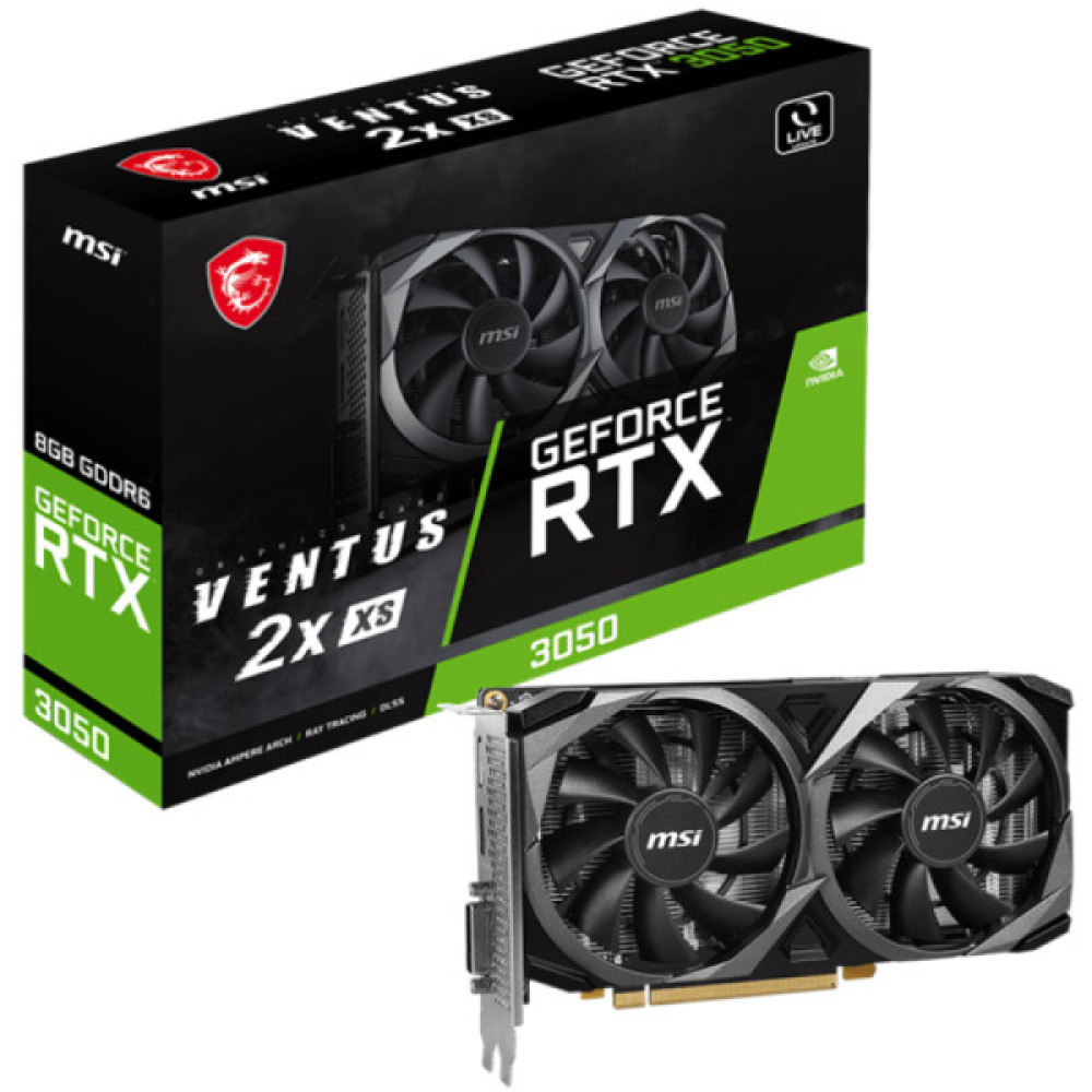 MSI RTX 3050 VENTUS 2X XS 8G