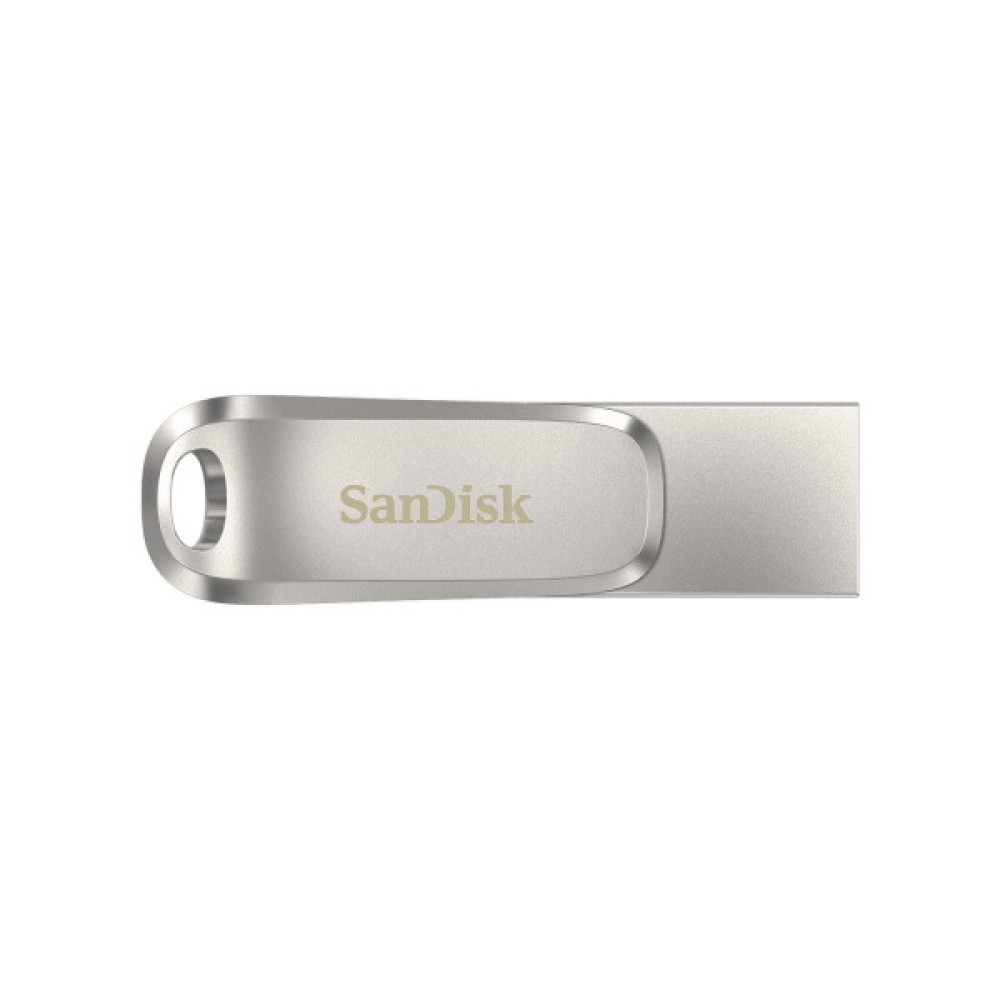 Накопичувач SanDisk  256GB USB 3.1 Type-A + Type-C Dual Drive Luxe Срібний