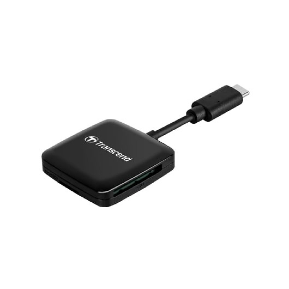 Кардрідер Transcend USB 3.2 Type-C > microSD/SD Чорний