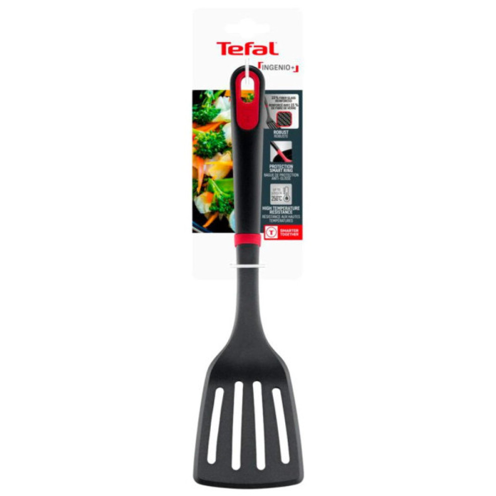 Лопатка кухонна Tefal Ingenio+ чорний-червоний (K1984634)