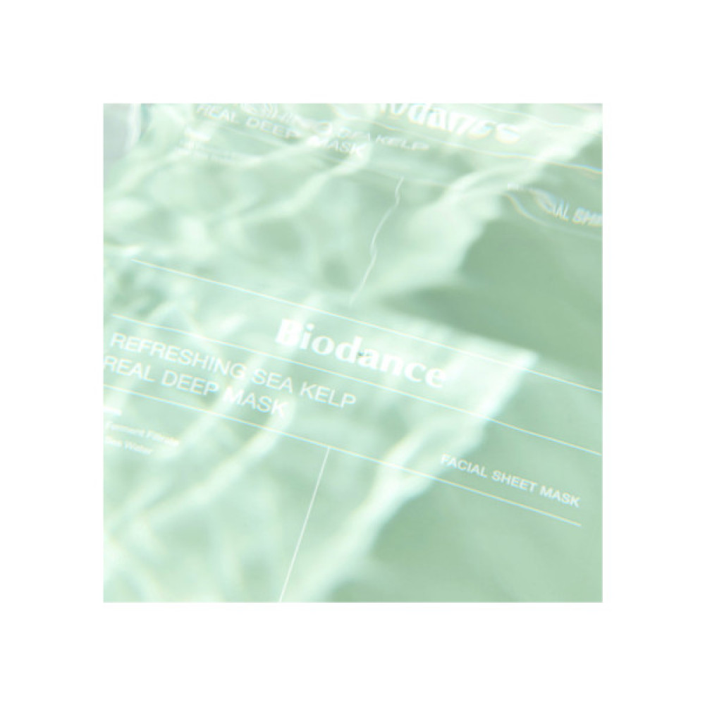 Маска для обличчя Biodance Refreshing Sea Kelp Real Deep Mask 34 г (8809937361473)