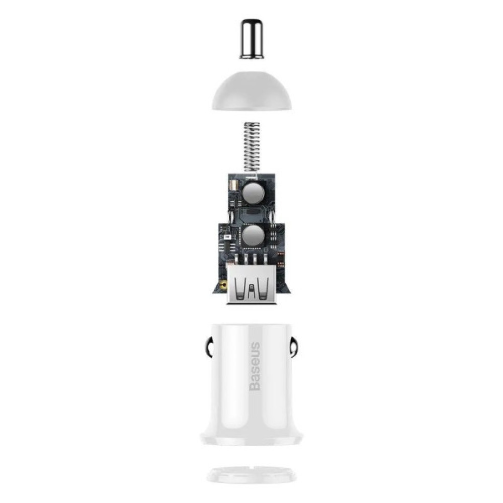 Зарядний пристрій Baseus 2xUSB 24W Grain Pro (CCALLP-02)
