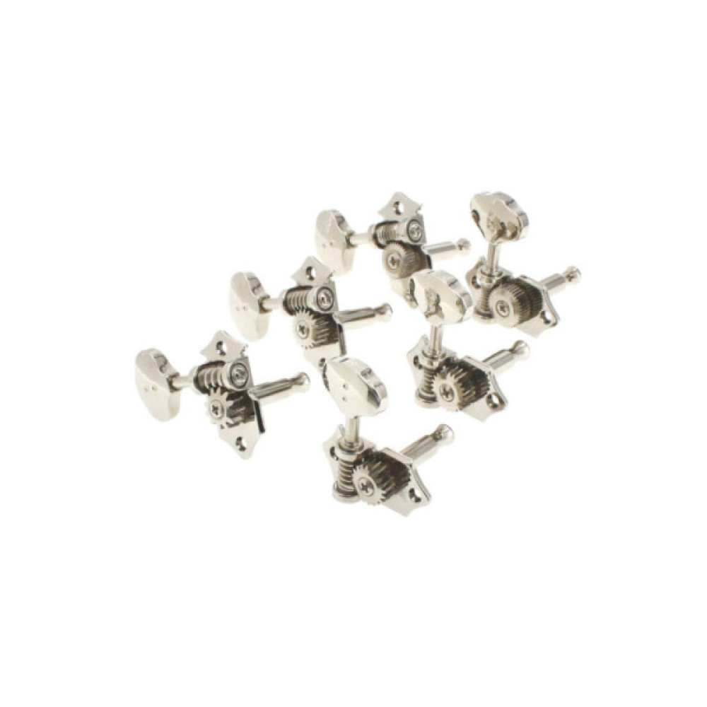 Кілки для гітари Graph Tech PRN-3424-N0 Electric 3+3 Butterbean Button Nickel (235517)