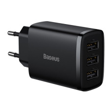Зарядний пристрій Baseus Compact Charger 3U Black (CCXJ020101) Зарядний пристрій Baseus Compact Charger 3U Black (CCXJ020101)