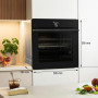 Духова шафа Gorenje електрична, 77л, A+, Wi-Fi, пароварка, дисплей, конвекція, готув. на різн рівнях, чорний