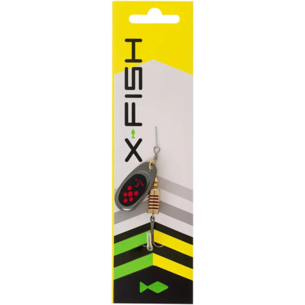 Блешня X-Fish Dark Side 6g 3 Nikel black orange (1917.07.29)