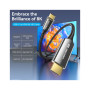 Кабель мультимедійний USB-C to HDMI M 1.8m 8K60Hz black Vention (CRCBAC)