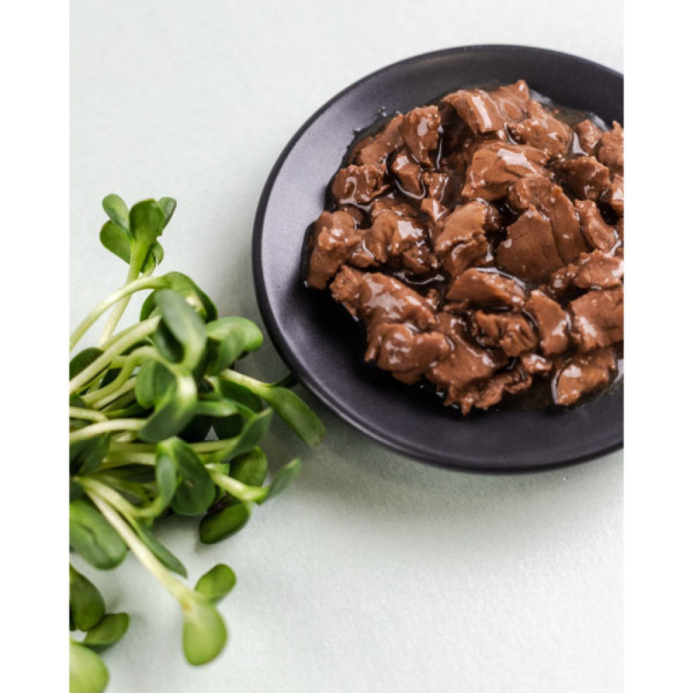 Вологий корм для кішок Savory лосось з горошком у соусі 85 г (4820261920116)