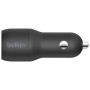 Зарядний пристрій Belkin Car Charger 24W Dual USB-A black (CCB001BTBK) Зарядний пристрій Belkin Car Charger 24W Dual USB-A black (CCB001BTBK)