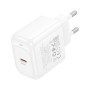 Зарядний пристрій HOCO CS53A Surplus USB-C PD25W White (6942007631488) Зарядний пристрій HOCO CS53A Surplus USB-C PD25W White (6942007631488)