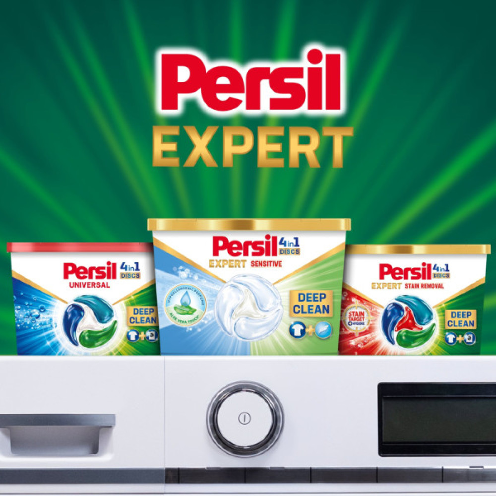 Капсули для прання Persil 4in1 Discs Expert Sensitive Deep Clean 37 шт. (9000101830941)