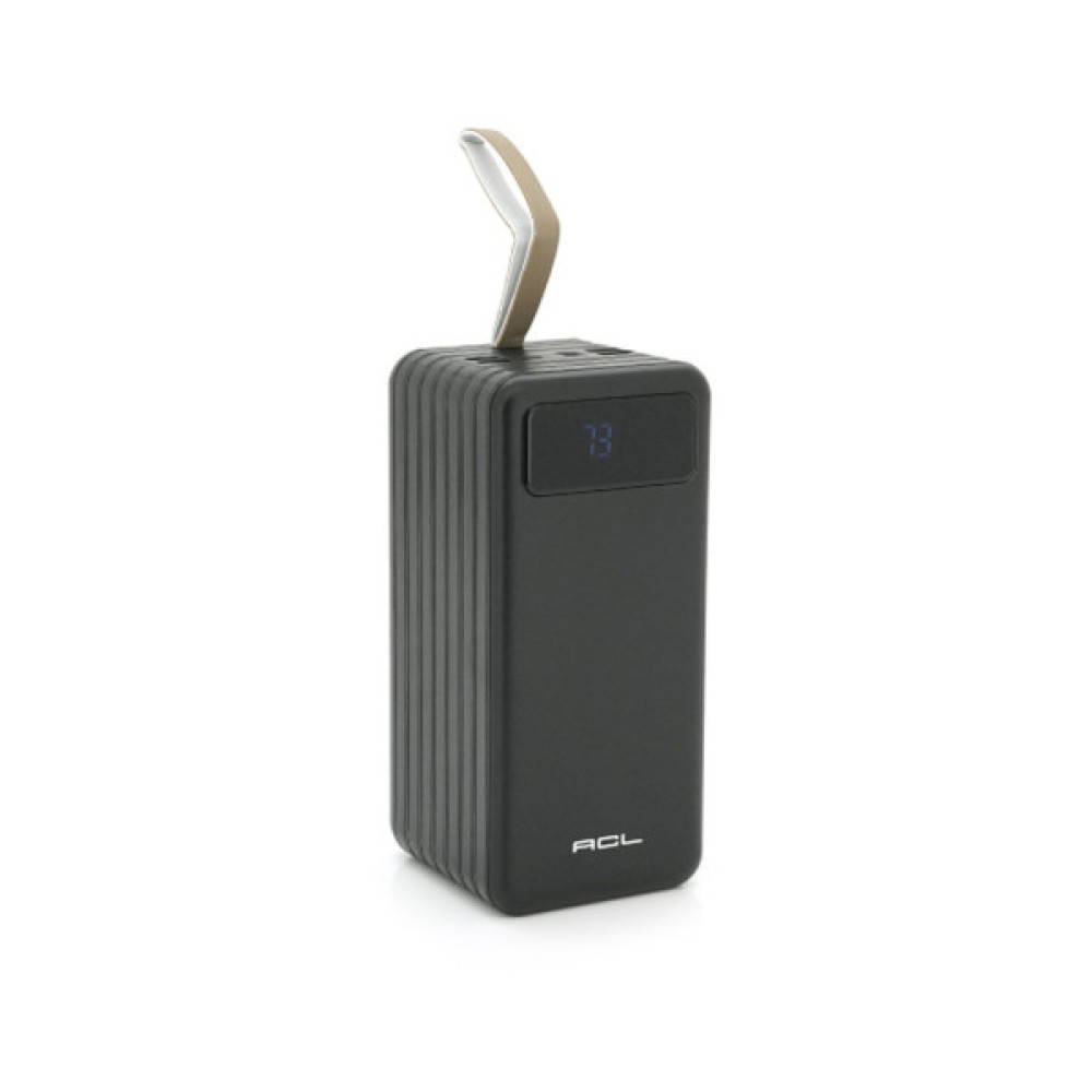 Батарея універсальна ACL 80000mAh, 4xUSB, 4 кабеля(USB/Micro/Type-C/Lighting), 1,4кг, Black (PW-94)