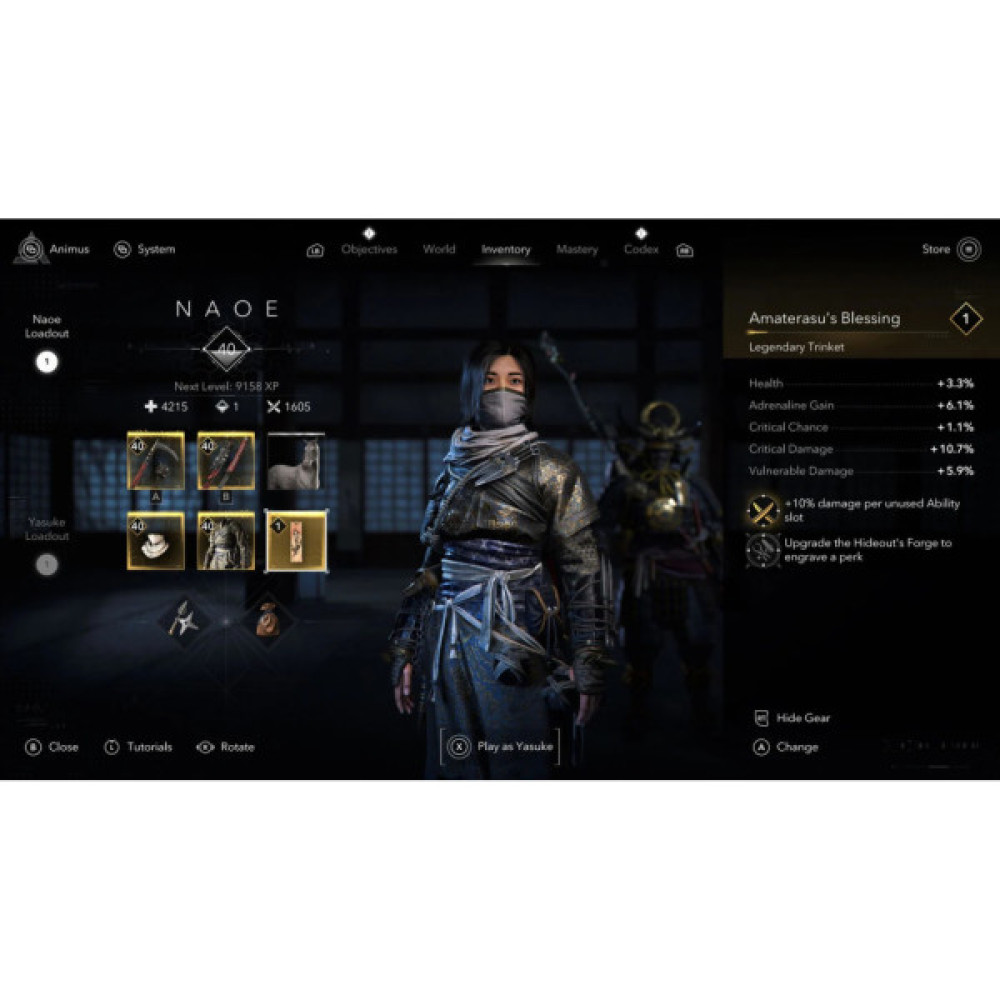 Гра Sony Assassin's Creed Shadows, BD диск (3307216292630)