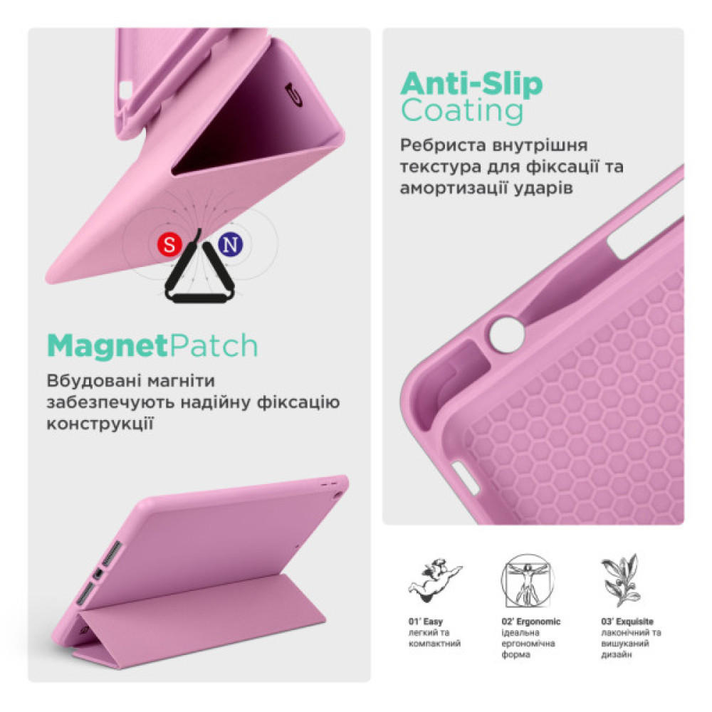 Чохол до планшета Armorstandart Smart Fold Pen Samsung Galaxy Tab S11 Pink (ARM88429)