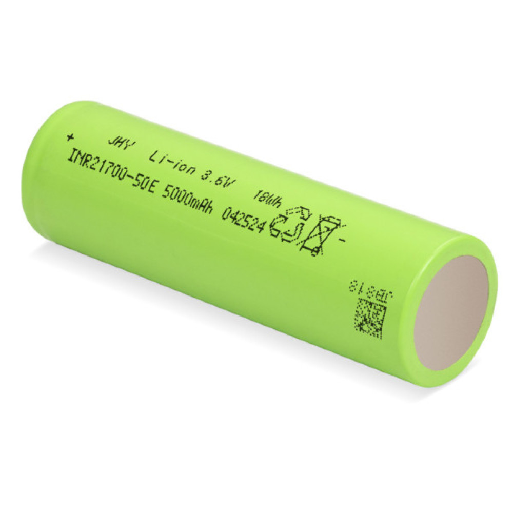 Акумулятор 21700 Li-Ion 5000mAh 3.6V 15A JHY (INR21700-50E)