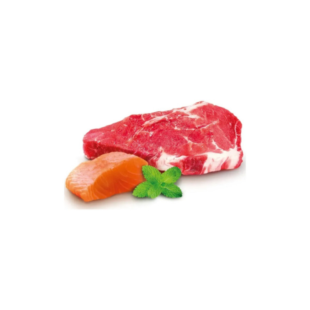 Сухий корм для кішок Home Food With sensitive digestion з ягням та лососем 1.6 кг (4820235020224)