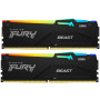 Модуль пам'яті для комп'ютера DDR5 16GB (2x8GB) 5200 MHz FURY Beast RGB Kingston Fury (ex.HyperX) (KF552C40BBAK2-16) Модуль пам'яті для комп'ютера DDR5 16GB (2x8GB) 5200 MHz FURY Beast RGB Kingston Fury (ex.HyperX) (KF552C40BBAK2-16)