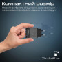 Зарядний пристрій Promate 18W 2xUSB-A (biplug-qc3.eu-bk)