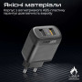 Зарядний пристрій Promate 18W 2xUSB-A (biplug-qc3.eu-bk)