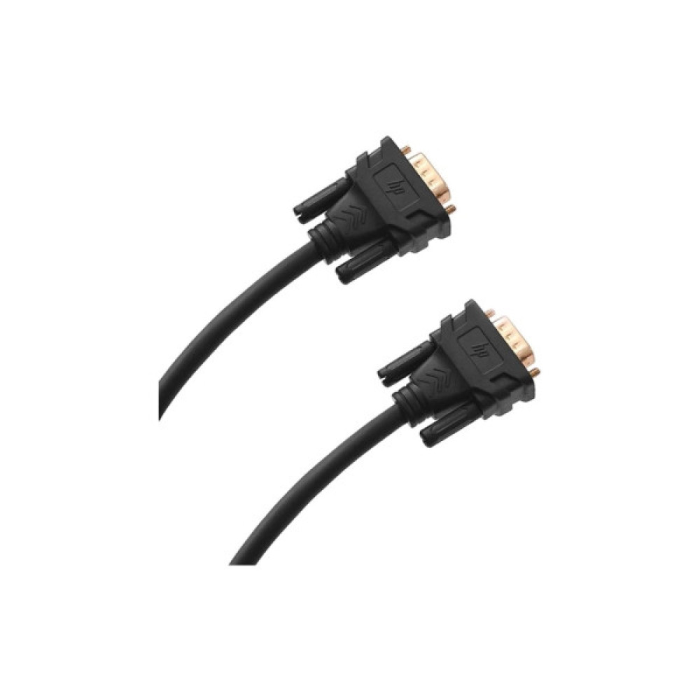 Кабель мультимедійний VGA M to VGA M 1.0m 1080p60Hz black HP (HP_DHC-VG100-1M)