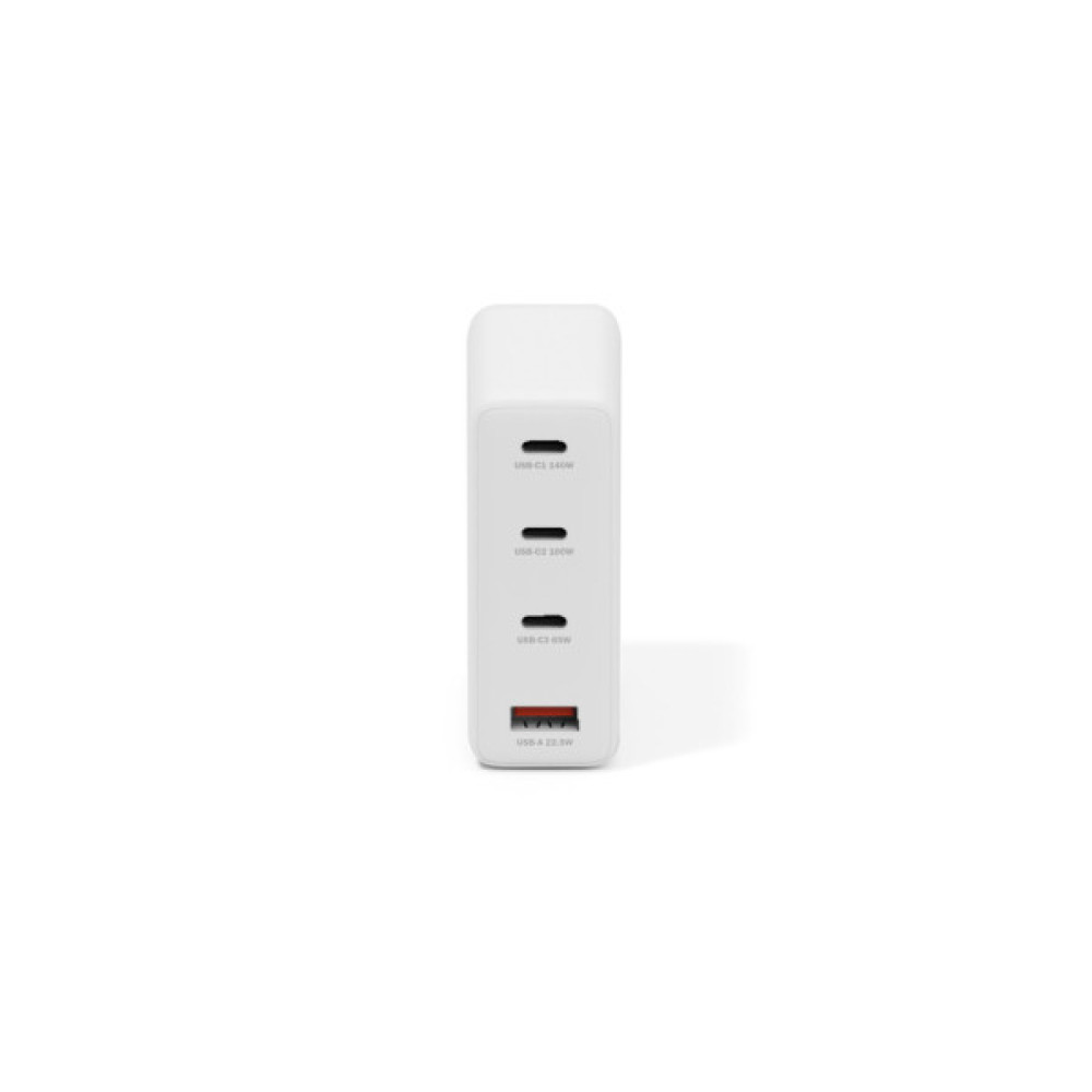 Зарядний пристрій Digitus 3xUSB-C + 1xUSB PD140W GaN white (DA-10305)
