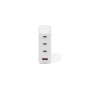 Зарядний пристрій Digitus 3xUSB-C + 1xUSB PD140W GaN white (DA-10305)