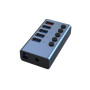 Концентратор Dynamode 5 ports USB3.0 to 4*USB3.0+2.4А Power Adapter 2.5A/12V (DM-UH-P405-G) Концентратор Dynamode 5 ports USB3.0 to 4*USB3.0+2.4А Power Adapter 2.5A/12V (DM-UH-P405-G)