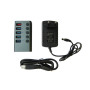 Концентратор Dynamode 5 ports USB3.0 to 4*USB3.0+2.4А Power Adapter 2.5A/12V (DM-UH-P405-G) Концентратор Dynamode 5 ports USB3.0 to 4*USB3.0+2.4А Power Adapter 2.5A/12V (DM-UH-P405-G)