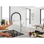 Змішувач для кухні Grohe Essence, довж.виливу - 240мм,  поворотний, гнучкий, 1 важіль, хром