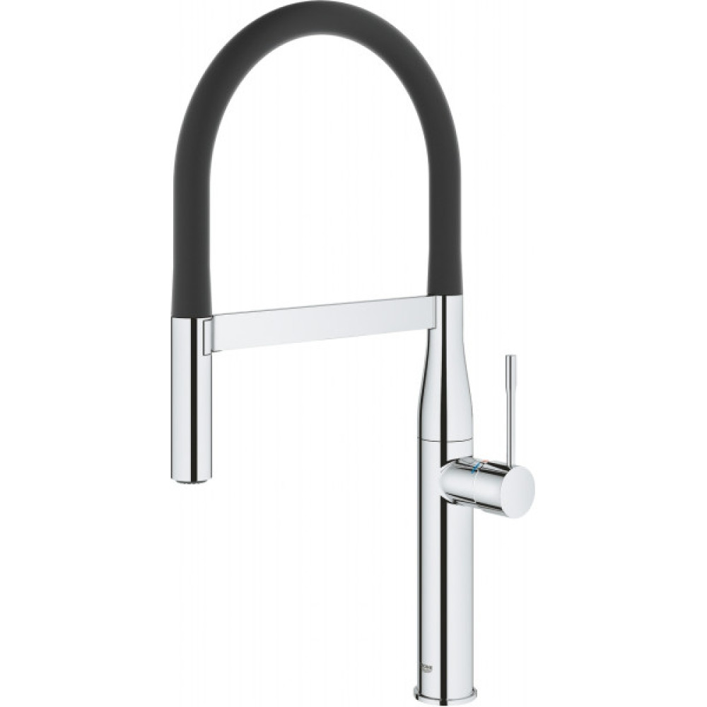 Змішувач для кухні Grohe Essence, довж.виливу - 240мм,  поворотний, гнучкий, 1 важіль, хром