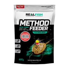 Прикормка Real Fish Method Feeder Фруктовий мікс 0.8kg (809.00.15)